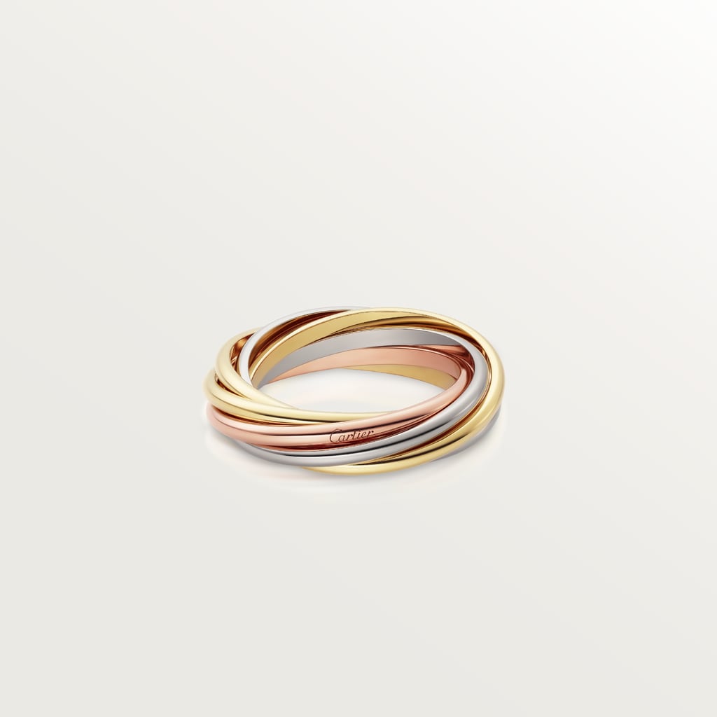 Anillo TrinityOro blanco, oro amarillo, oro rosa