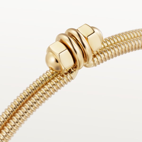 Pair of 'Écrou de Cartier' Gold Bangles | 卡地亞| 'Écrou de Cartier' K金手鐲一對|  Magnificent Jewels II | 2022 | Sotheby's