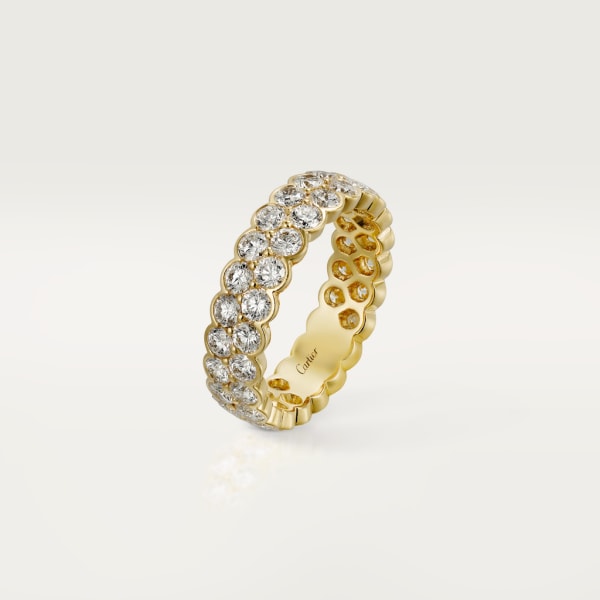 Broderie de Cartier wedding ring Yellow gold, diamonds