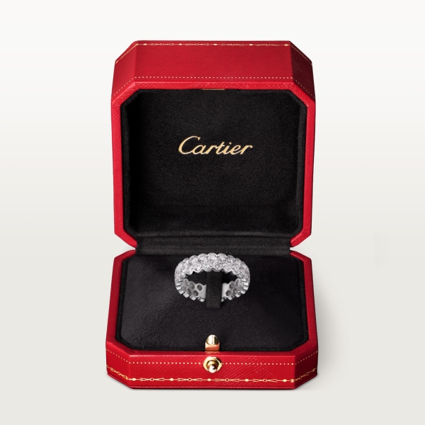 Broderie de Cartier Trauring Weißgold, Diamanten