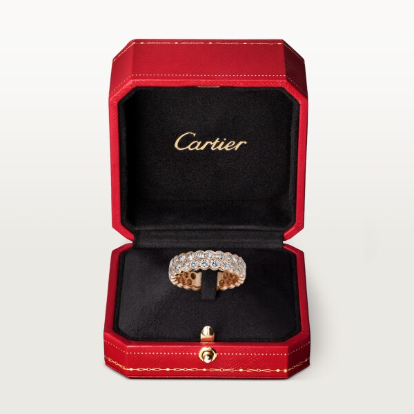 Broderie de Cartier Trauring Roségold, Diamanten
