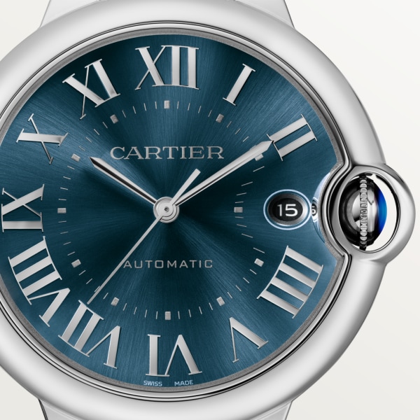 Ballon Bleu de Cartier watch 40mm, automatic movement, steel