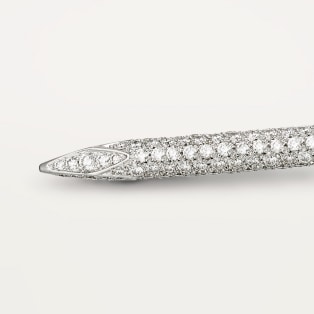 Juste un Clou tie pin White gold and diamonds