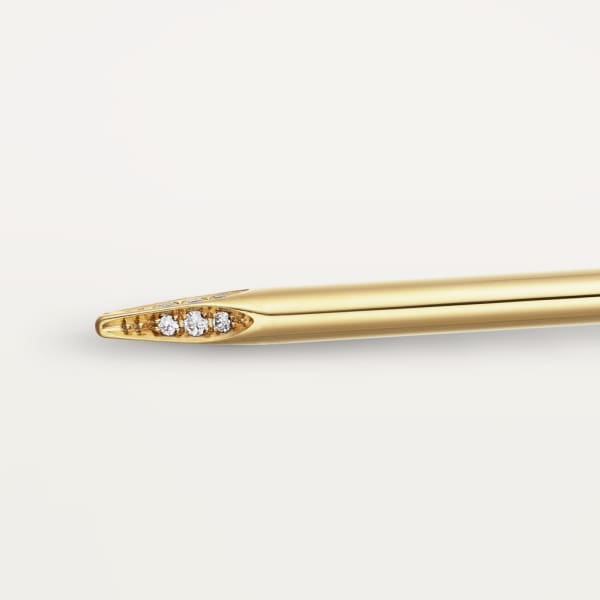 Juste un Clou tie pin Yellow gold, diamonds