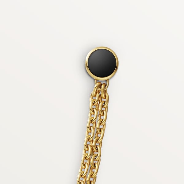 Bijou de poche Panthère de Cartier Or jaune, onyx, tsavorites et laque noire