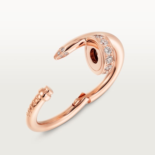 Juste un Clou cufflinks Rose gold, diamonds