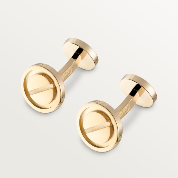 CROG000274 LOVE cufflinks Yellow gold Cartier