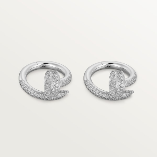 Juste un Clou cufflinks White gold and diamonds