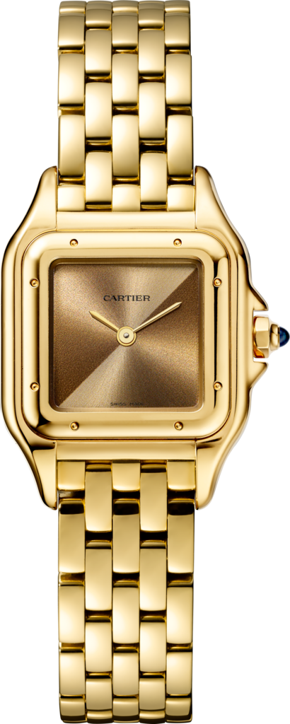 Reloj Panthère de CartierTamaño pequeño, movimiento de cuarzo, oro amarillo