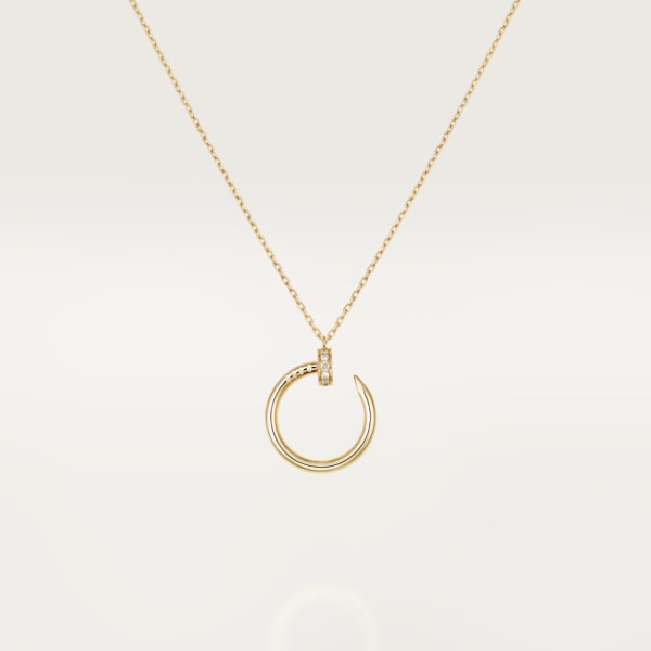 Juste un Clou necklace, paved  Yellow gold, diamonds