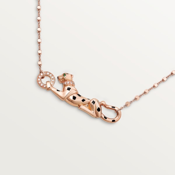 Collar Panthère de Cartier Oro rosa, granates tsavoritas, diamantes