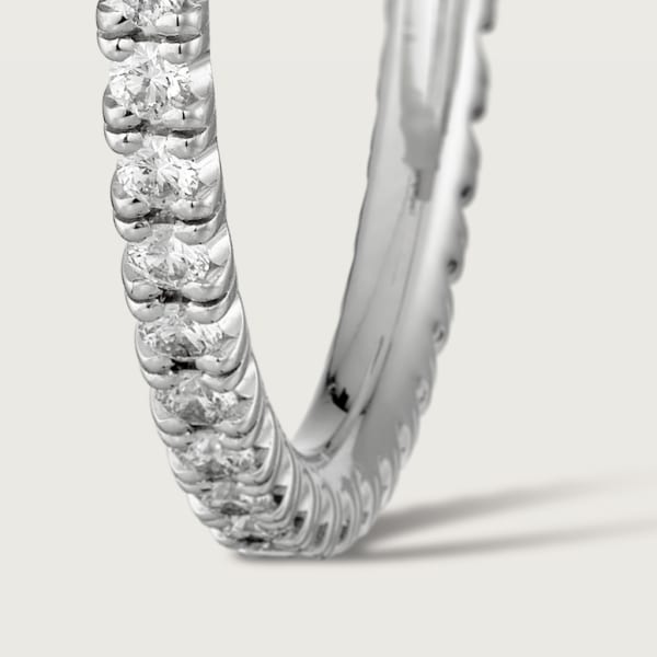 Etincelle de Cartier Ohrringe, mittleres Modell Weißgold, Diamanten