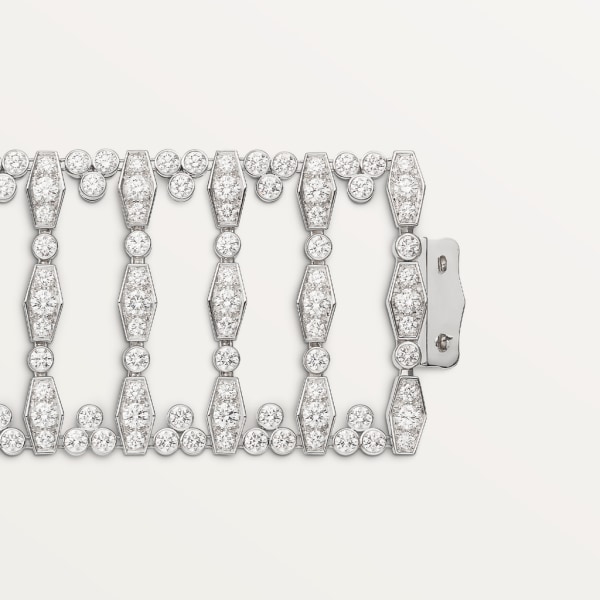 Pluie de Cartier bracelet White gold, diamonds