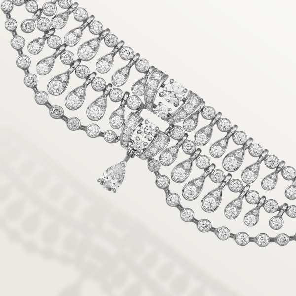 Pluie de Cartier bracelet White gold, diamonds