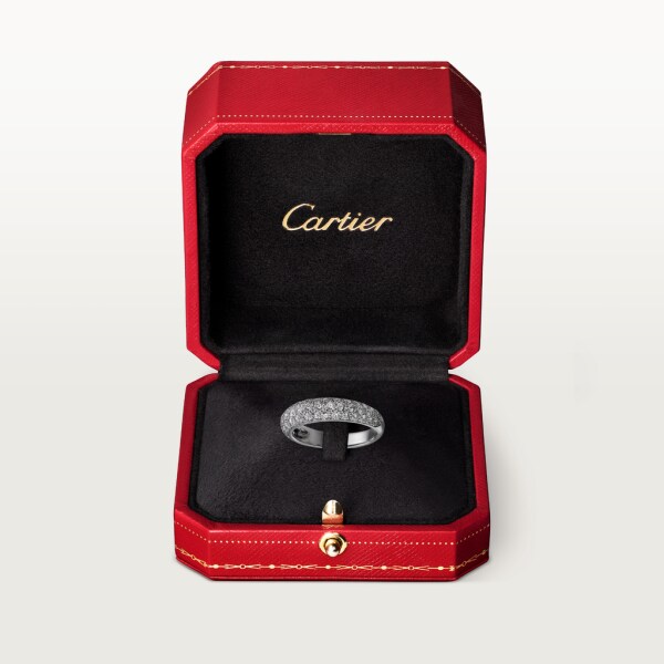 Étincelle de Cartier ring, small model White gold, diamonds