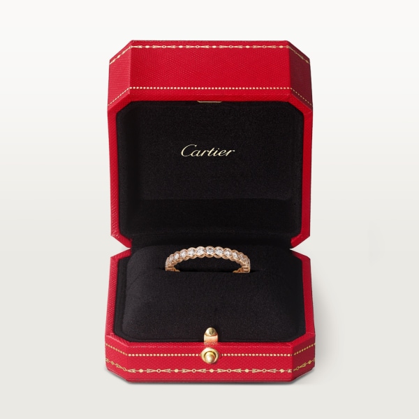 Alliance Broderie de Cartier Or rose, diamants