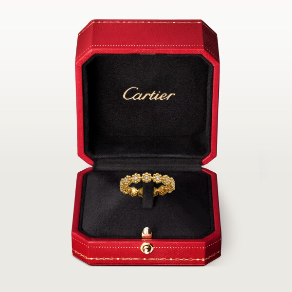 Alianza Cactus de Cartier Oro amarillo, diamante