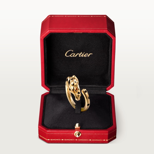 Panthère de Cartier Ring Gelbgold, Tsavorite, Onyx