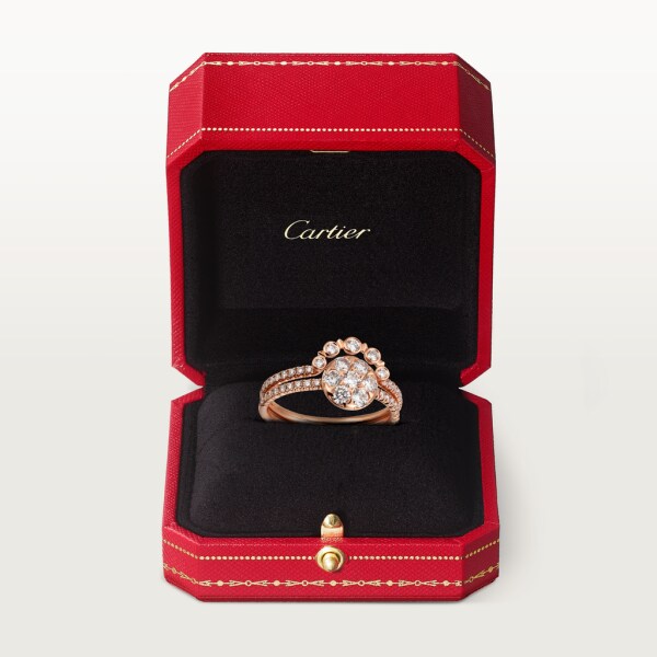 Etincelle de Cartier ring Rose gold, diamonds