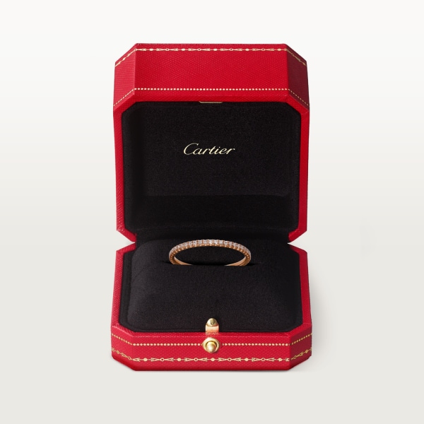 Etincelle de Cartier Trauring Roségold, Diamanten