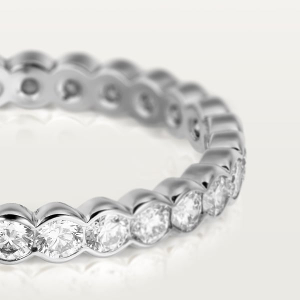 Alliance Broderie de Cartier Or gris, diamants
