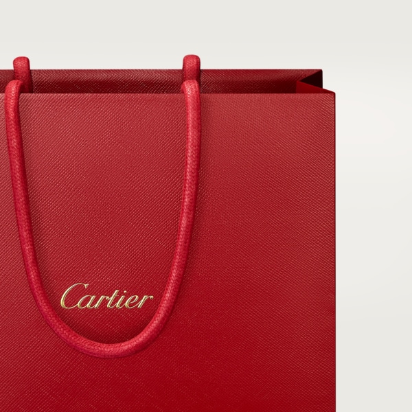 Must de Cartier SM notebook cover Burgundy calfskin, golden finish