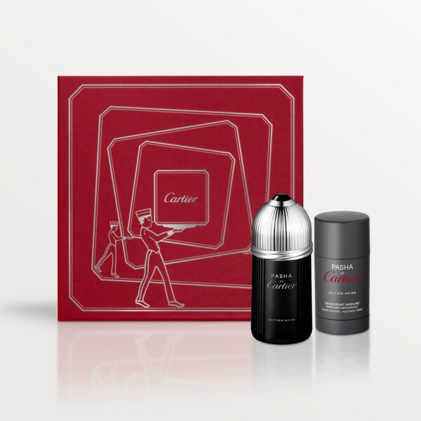 Pasha Edition Noire 100 ml Eau de Toilette gift set with 75ml Deodorant Stick Box