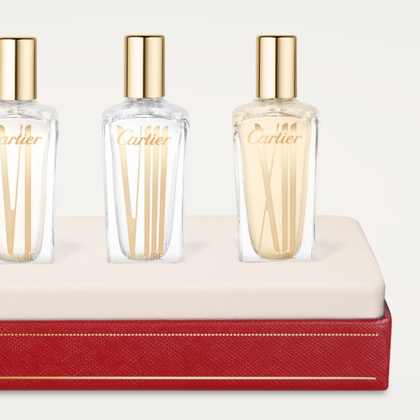 Coffret 6x15ml Les Heures de Parfum, Heure I, II, V, VI, VIII et XII 
 Coffret