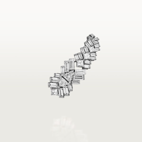 Boucle d'oreille Reflection de Cartier Or gris, diamants