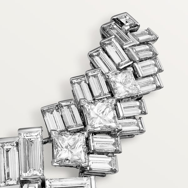 Boucle d'oreille Reflection de Cartier Or gris, diamants