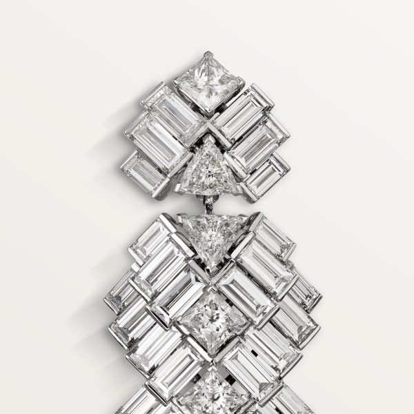 Reflection de Cartier earrings White gold, diamonds