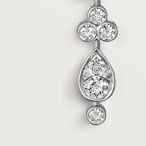 Pluie de Cartier earrings White gold, diamonds