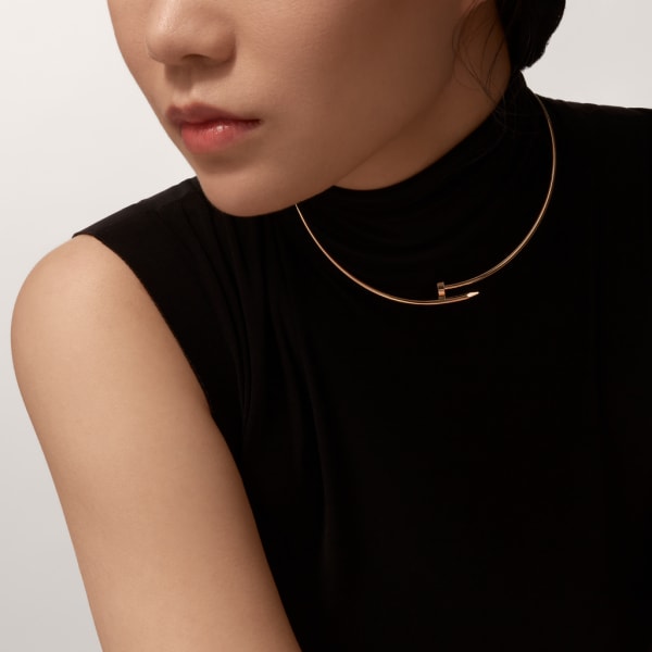 Juste un Clou torque necklace, small model Rose gold