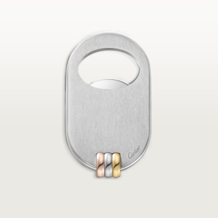 Louis Cartier Vendôme bottle opener Stainless steel, yellow and rose gold finishes.