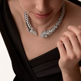 Indomptables de Cartier necklace White gold, onyx, emerald, diamonds