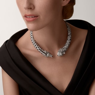 Indomptables de Cartier necklace White gold, onyx, emerald, diamonds