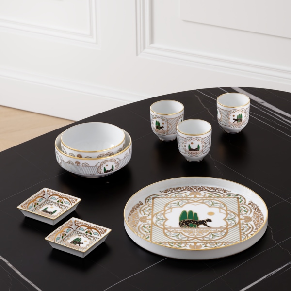 Bandeja Panthère de Cartier tamaño mediano Porcelana