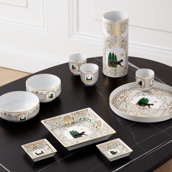 Bandeja Panthère de Cartier tamaño mediano Porcelana