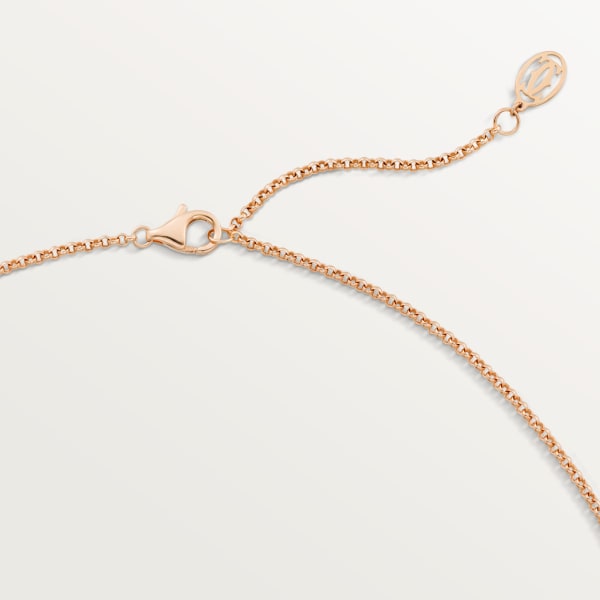 Les Berlingots de Cartier necklace Rose gold, chrysoprase, amethyst