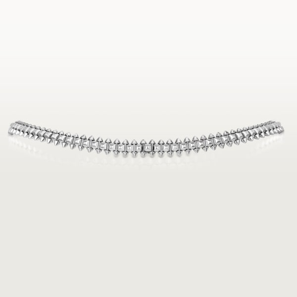 Collar Clash de Cartier, tamaño mediano flexible Oro blanco rodiado