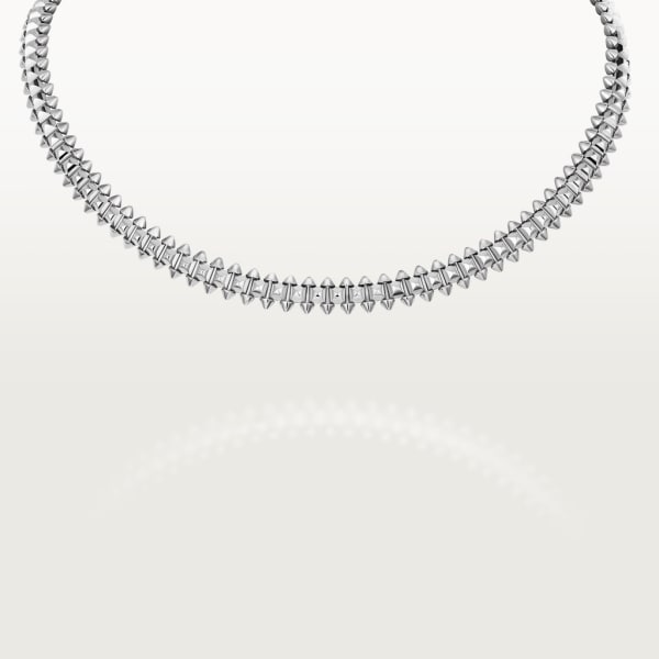 Collar Clash de Cartier, tamaño mediano flexible Oro blanco rodiado