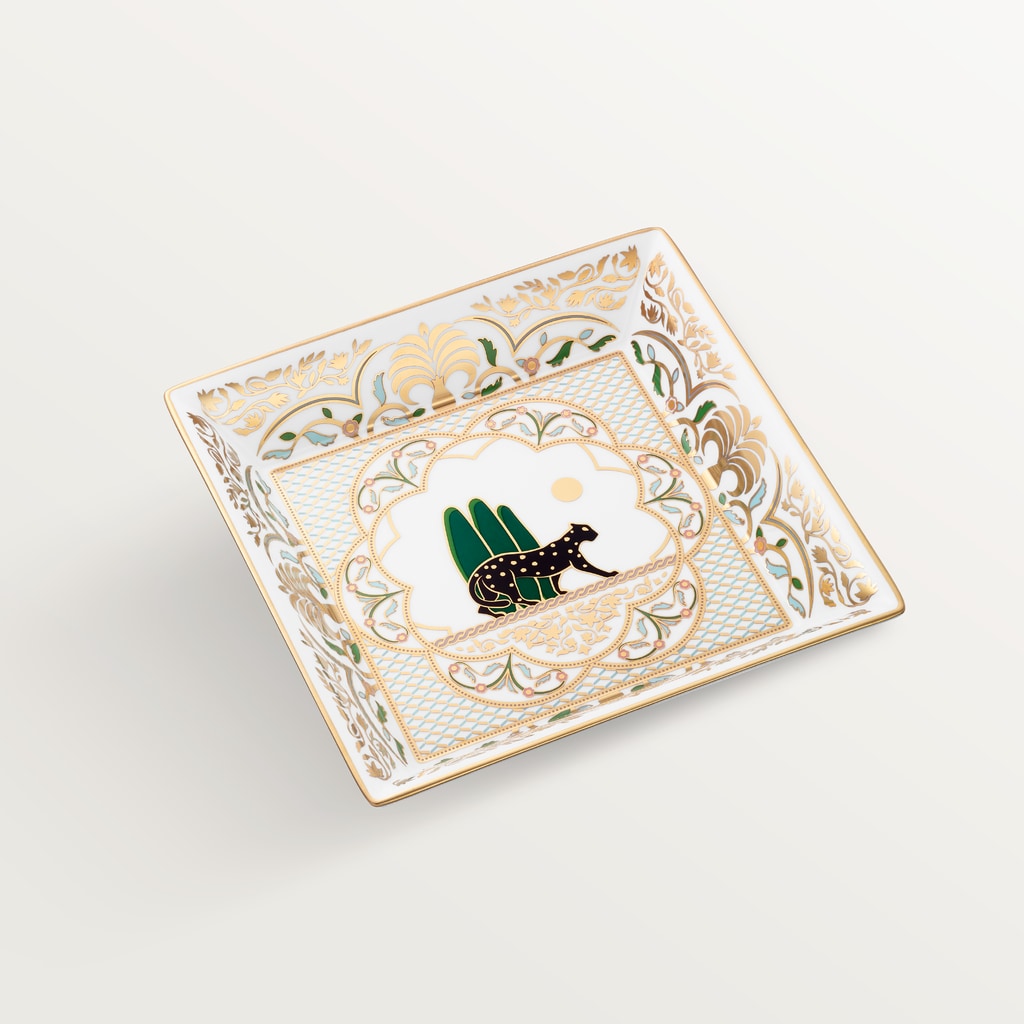 Panthère de Cartier trinket tray, medium modelPorcelain