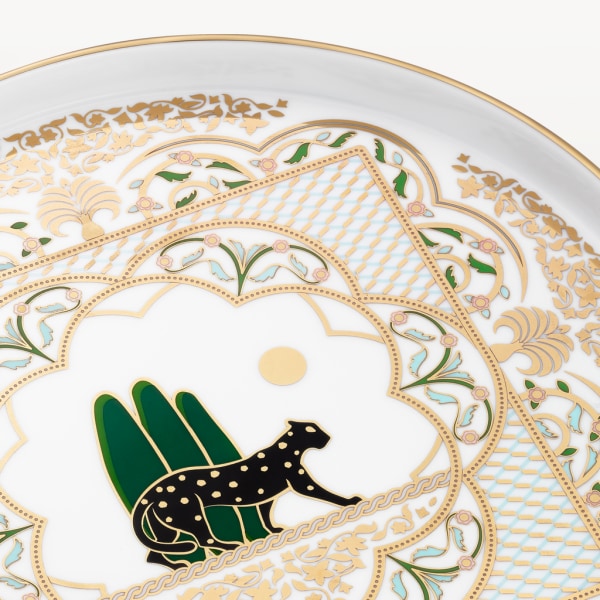 Bandeja Panthère de Cartier tamaño mediano Porcelana