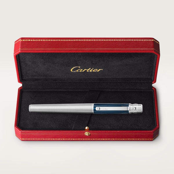 R de Cartier pen Middle East limited edition, engraved metal, lacquer, malachite, palladium finish