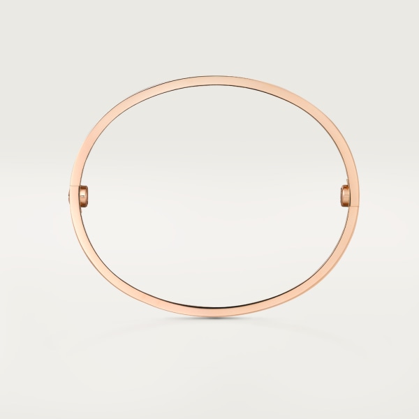 Love bracelet, classic model, 4 diamonds Rose gold, diamonds