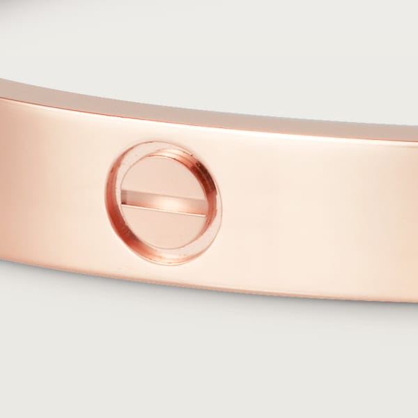 Love bracelet, classic model Rose gold