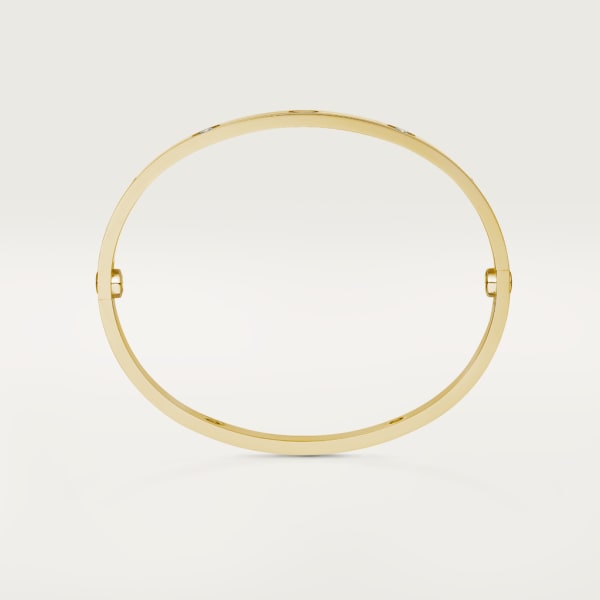 Love bracelet, classic model, 4 diamonds Yellow gold, diamonds