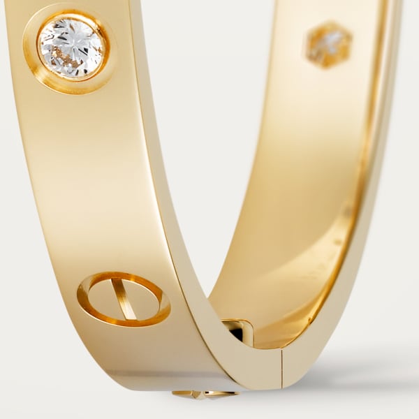 Love bracelet, classic model, 4 diamonds Yellow gold, diamonds