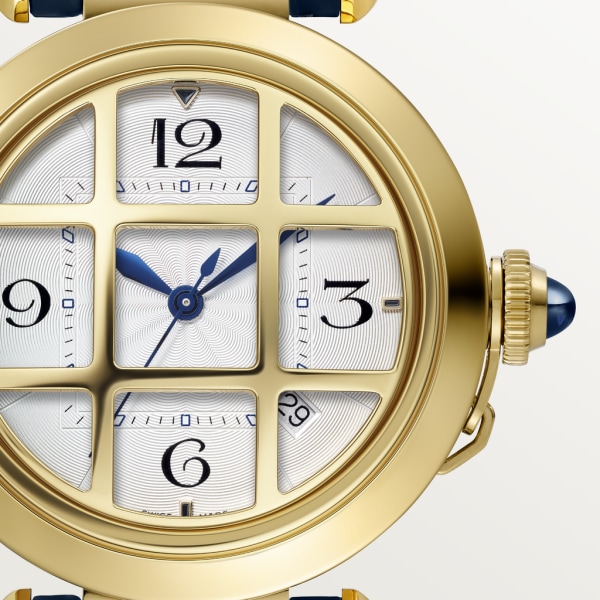 Reloj Pasha de Cartier 41 mm, movimiento automático, oro amarillo , correas de piel intercambiables