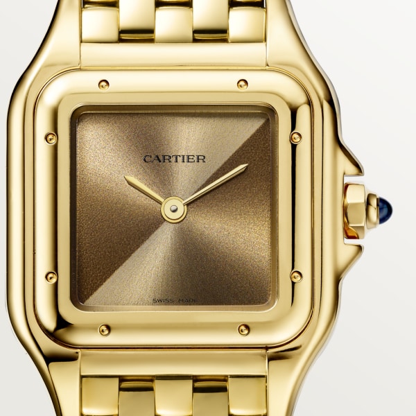 Reloj Panthère de Cartier Tamaño pequeño, movimiento de cuarzo, oro amarillo